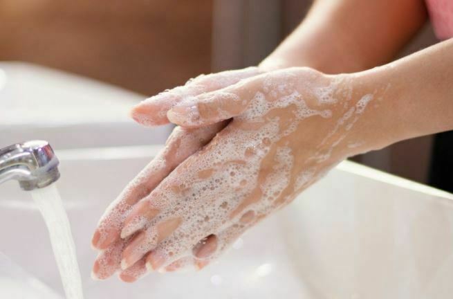 कोरोना हाथ धोने त्वचा